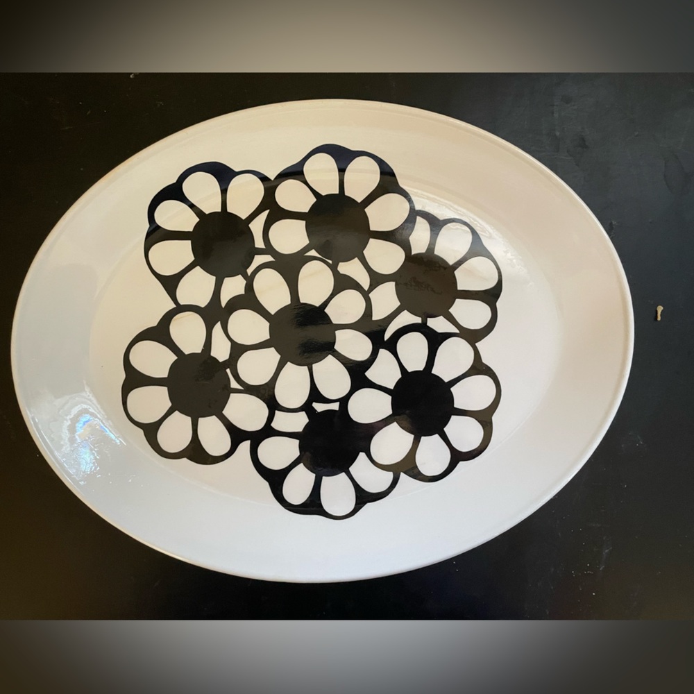 JOHNSON BROTHERS retro Cordova floral platter Ironstone